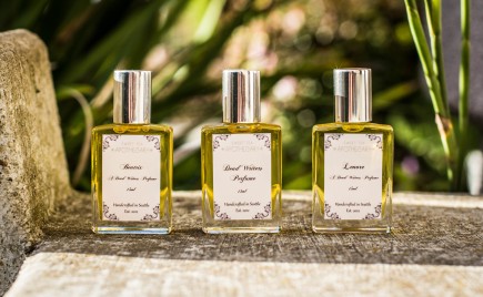 A selection of perfume based on dead writers from sweet tea apothecary