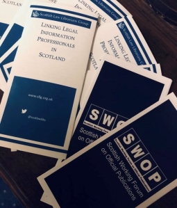 SLLG and SWOP leaflets (credit S. Wilson)